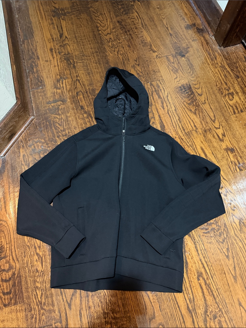 The North Face Black Full-Zip Hooded Sweatshirt